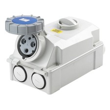 Deligo 240V 63A 2P+E Blue Industrial Plugs & Sockets IP67