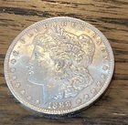 1888 Silver Morgan Dollar - Scarce  High Grade  Lustrous