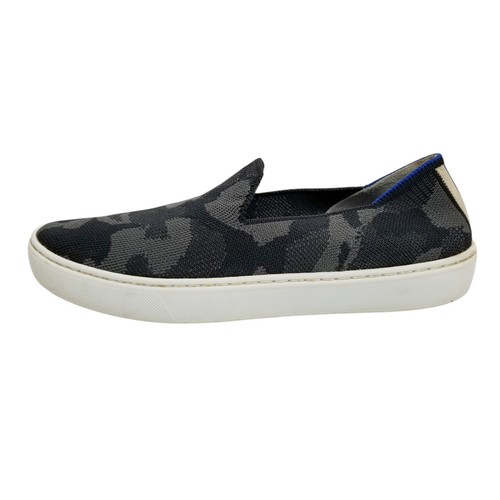 Rothy's Women's Black Gray Blue Camo Sneakers Size 7 - Picture 3 of 8