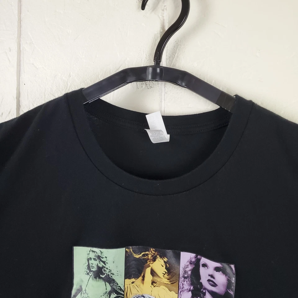 Taylor Swift The Eras Tour Shirt Womens Extra Large Black Crew Neck Short Sleeve - Image 2 of 4