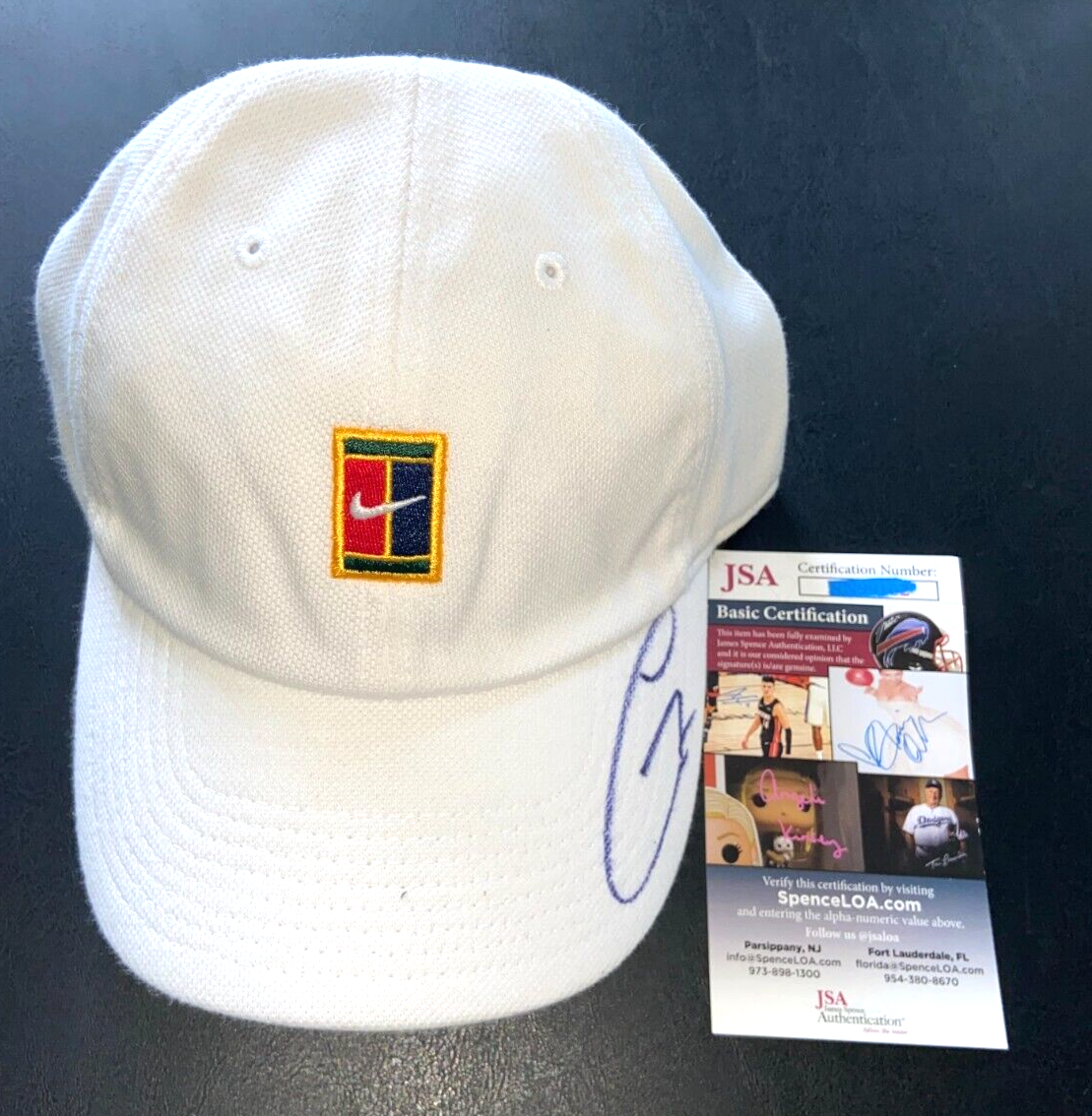 CARLOS ALCARAZ SIGNED NIKE HAT CAP 2023 US OPEN FRENCH WIMBLEDON