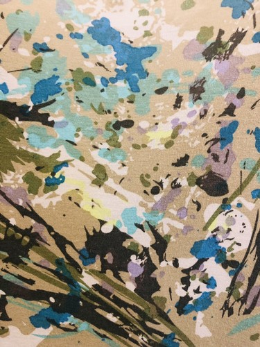Abito CAbi #850 taglia S verde galleria astratto splatter increspato maglia mimetica - Foto 7 di 7