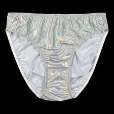 Satin Hipster Panty Holographic Foil M