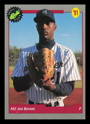 Jon Barnes #47 1991 Classic Draft Picks San Diego Padres