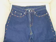 VTG WOMEN JUNIOR POLO JEANS CO JEAN RALPH LAUREN SZ 6 Y2K BOOTCUT STUD NOTAG NOS