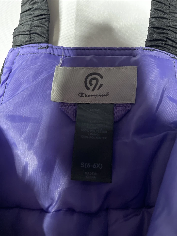 Usado- Champion Pullover Cremallera Frontal Pantalones de Nieve Niñas (Talla S/6) Foto 4 de 4