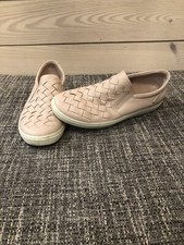 Ecco Woven Soft Leather Rose Pink Women  s Shoes. Size 7.