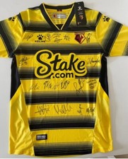 Watford FC Soccer Jersey - Small - Kelme - Home - Black/Yellow