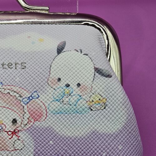 Sanrio Hello Kitty, Kuromi Pochacco lila kleiner Schlüsselanhänger Geldbörse - Bild 8 von 9