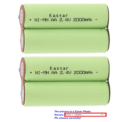 Kastar Ni-MH 2000mAh Battery for Norelco HQ4825 Norelco HQ4845 Norelco HQ4865