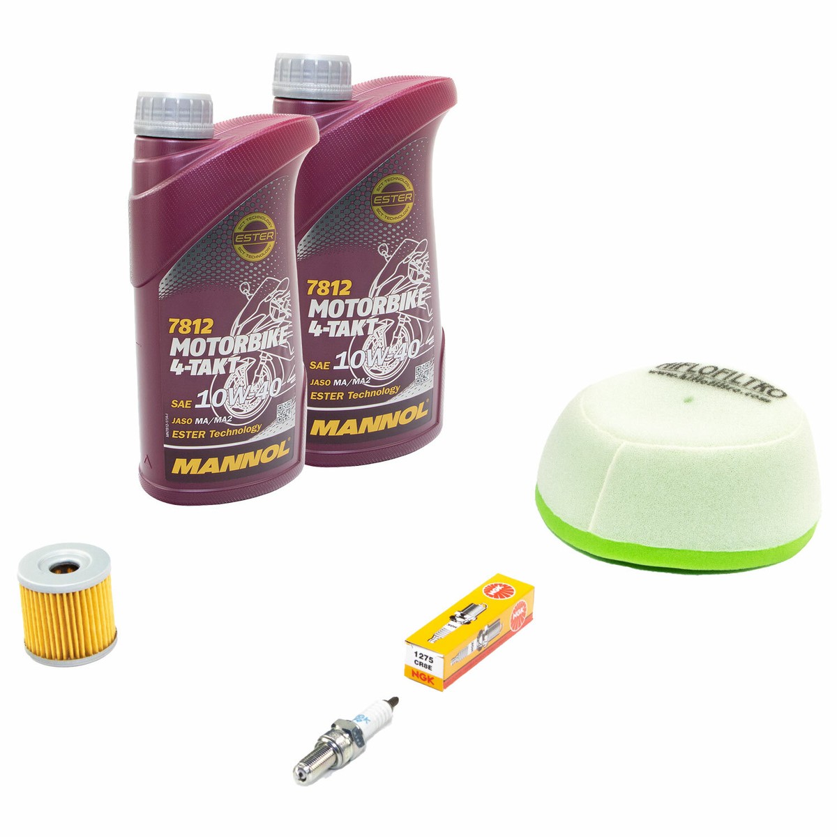 Kit Riparazione Filtro Aria E Candela Per Decespugliatore - Compatibile Con BT120, FS120 E Altri - Foto 2