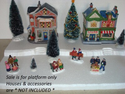 Christmas Village Display Platform JH2 For Lemax Dept56 Dickens North Pole+More