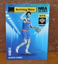 BASKETBALL CARD PANINI 2021-22 NBA HOOPS ARRIVING NOW QUENTIN GRIMES N.Y. KNICKS