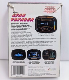 Star Voyager (Nintendo NES 1987) Authentic Tested & Working ~ 5 Screws COMPLETE