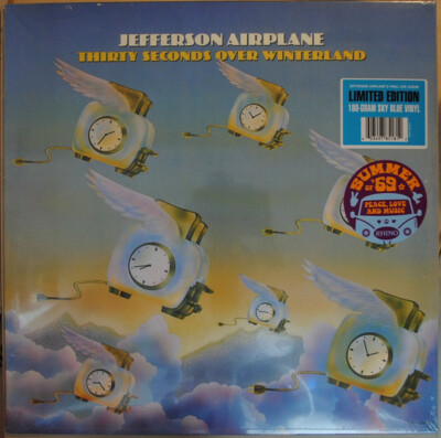 Jefferson Airplane - Thirty Seconds Over Winterland (2019) 180g Blue Vinyl  NEW