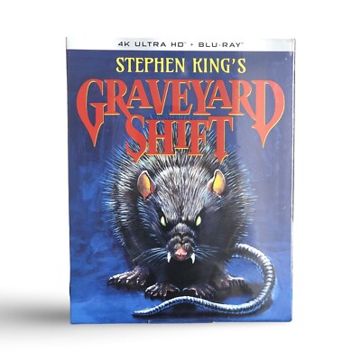 Kino Lorber GRAVEYARD SHIFT 4K UHD Blu-ray Slipcover Brand New Sealed
