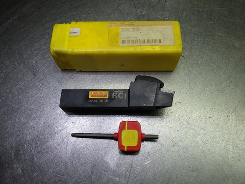 Sandvik 3/4" x 3/4" Indexable Lathe Tool Holder 4.5" OAL DVJNL 12 3B (LOC2334)