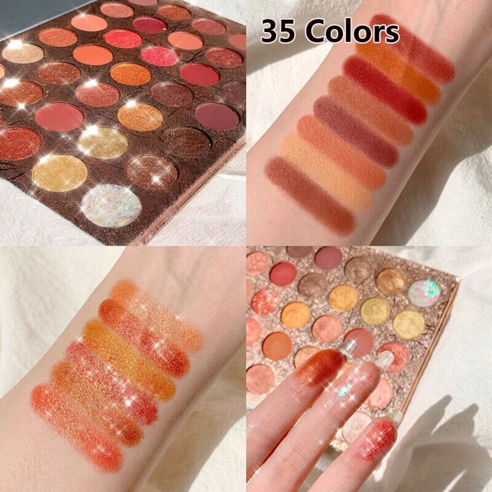 Orange shimmer sale eyeshadow