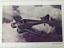 Army Air Force Curtiss-Wright AT-9 Jeep Advanced Trainer Aircraft Photo