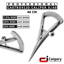 Dental Castroviejo Caliper Bone Gauge Strabismus Measuring Surgical Instruments