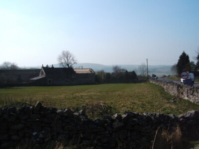 Photo 6x4 Housley House Foolow Re-roofing a barn; A623 to the right c2009