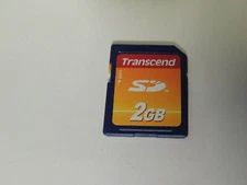 Genuine OEM Original Transcend 2GB SD Memory Card TS2GSDC