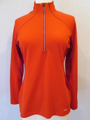 Patagonia Capeline Polortec Midweight Half Zip Pullover Long Sleeve Shirt Orange