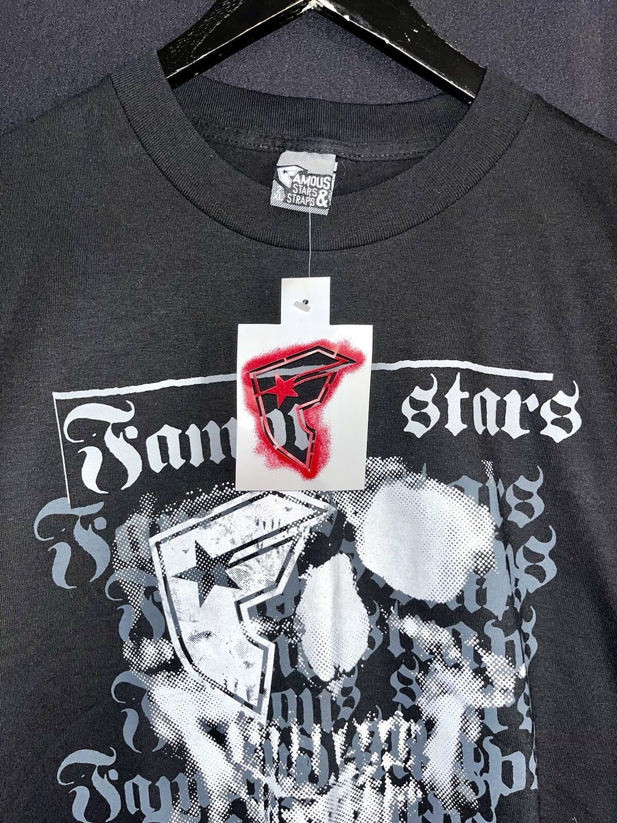 RARE Famous Stars And Straps OG Skull Shirt NWT 2 XL Travis