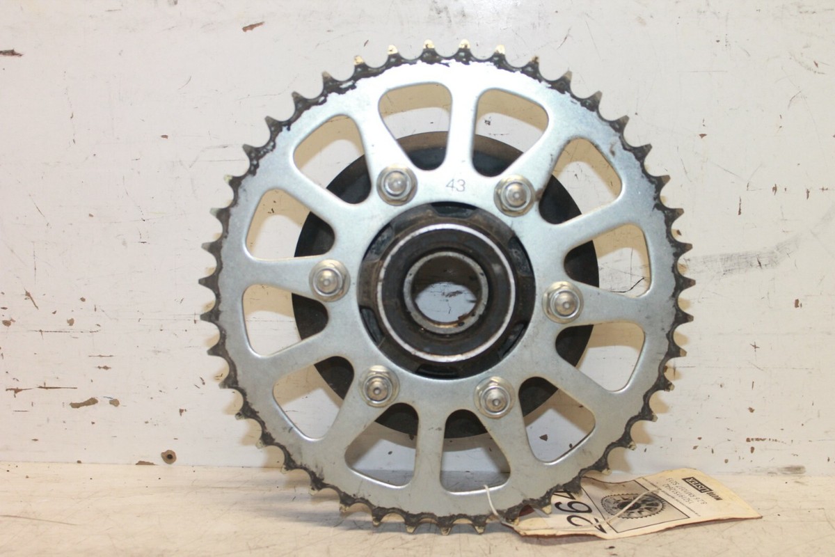 2007-2008 KAWASAKI ZX 636 ZX6 OEM REAR SPROCKET ASSEMBLY 43T | eBay