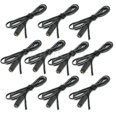 10 x 12 inch Female Power Pigtail Plug Connector DC Wire for Security Camera AB7