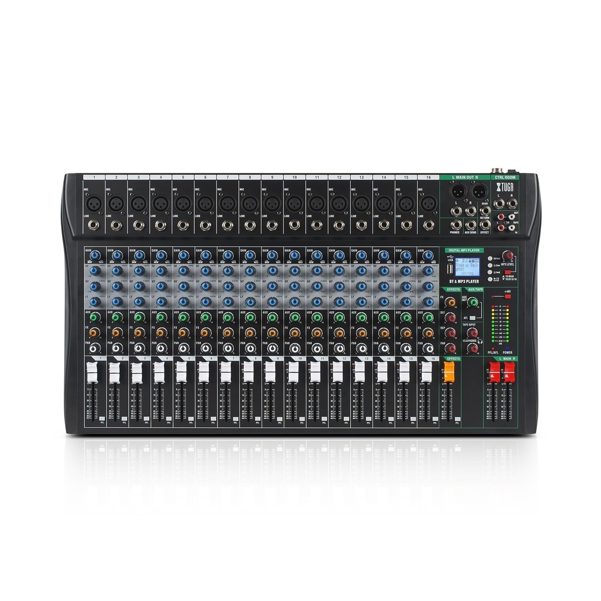 XTUGA 160CT 16 Channel Mixer for PC Recording Sound Controller