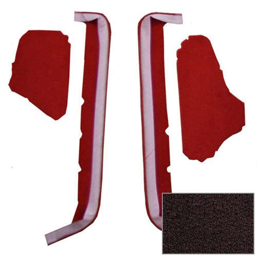 1990-93 Chevrolet Corvette Die-cut Door Panel Inserts 4-Pieces Cut-pile Carpet! - Picture 107 of 109