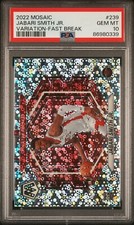 2022-23 Panini Mosaic Variation Fast Break RC - #239 Jabari Smith Jr / Rockets