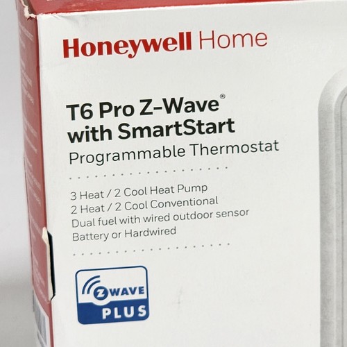 Honeywell T6 Pro Z-Wave with SmartStart ~ Programmable Thermostat ~ TH6320ZW2007 - Picture 7 of 8