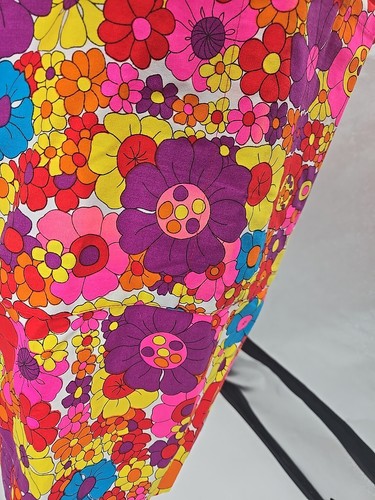 Vintage Design House Hippie 60s 70s Smock Dress, Flower Power Medium Boho - Picture 9 of 22
