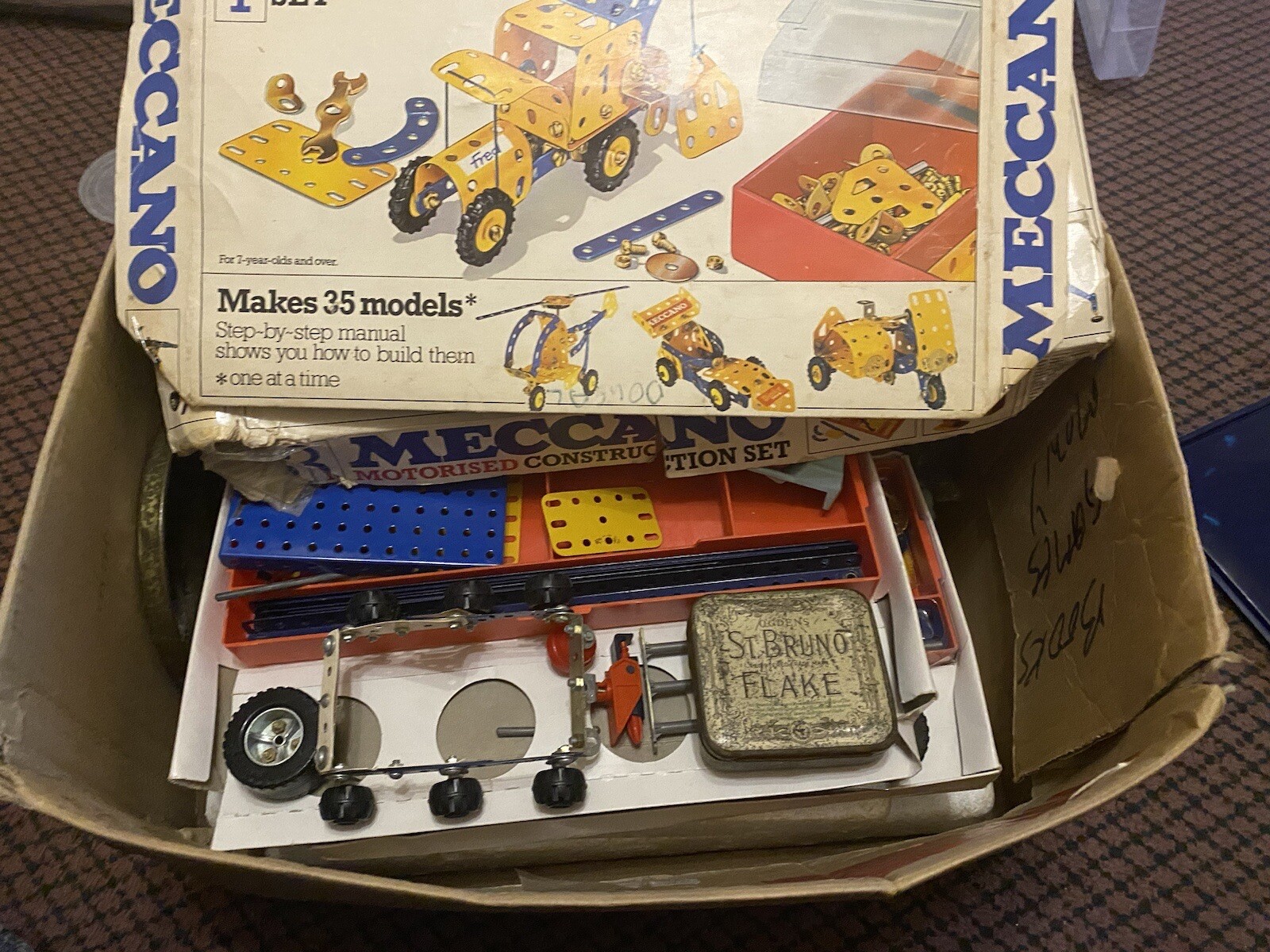 MECCANO. Lot de 5 boîtes cartons : 6 avec différentes not... - 86273047-60