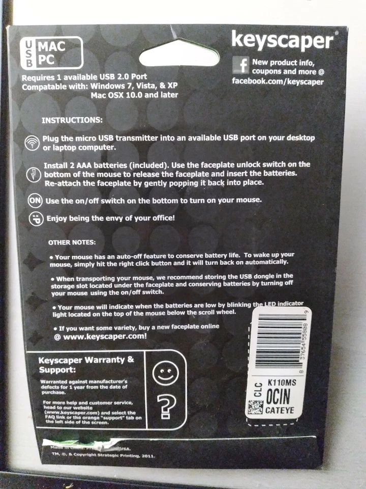 CINCINNATI BEARCATS Wireless Optical Mouse 2.4G Windows / Mac College AAC - Image 3 of 3