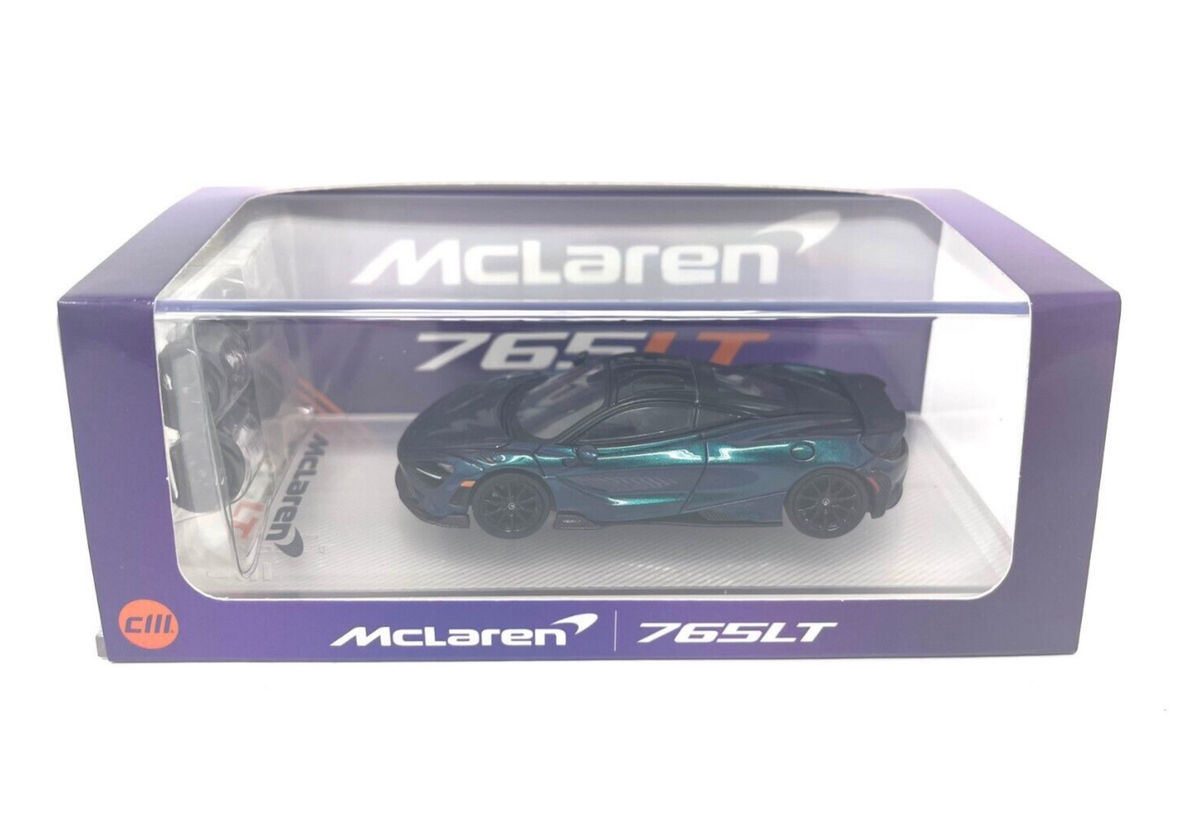 CM Model 1:64 McLaren 765LT Chameleon Purple and Extra Wheels CM64