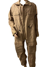 British Army Desert AFV Coverall Beige Crewman FR Tank Suit Military Surplus