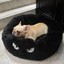 thumbnail 5 - Pet Dog Cat Calming Bed Round Nest Puppy Warm Soft Plush Comfortable F Sleeping