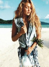 NWT GUESS SUZETTE DENIM VEST Size S