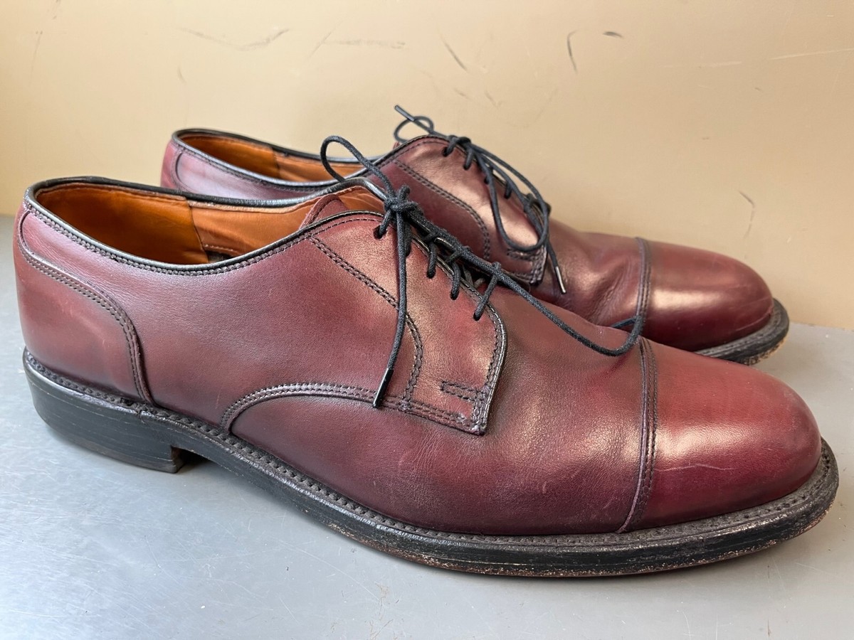 Allen Edmonds - Fairgate Burgundy Leather Mens Dress Shoes  display picture 1