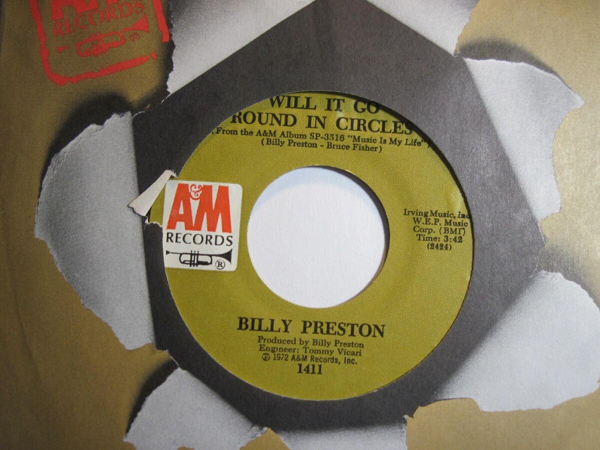 2CD！WILL IT GO ROUND IN CIRCLES/2001 BILLY PRESTON * 45 * Will It Go Round In Circles * 1972