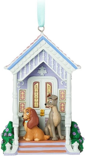 Disney Store Lady and the Tramp Skizzenbuch Ornament - Bild 1 von 3