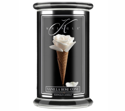 Kringle Candle Reserve Collection 623g  2-Docht Duftkerze Vanilla Rose Cone