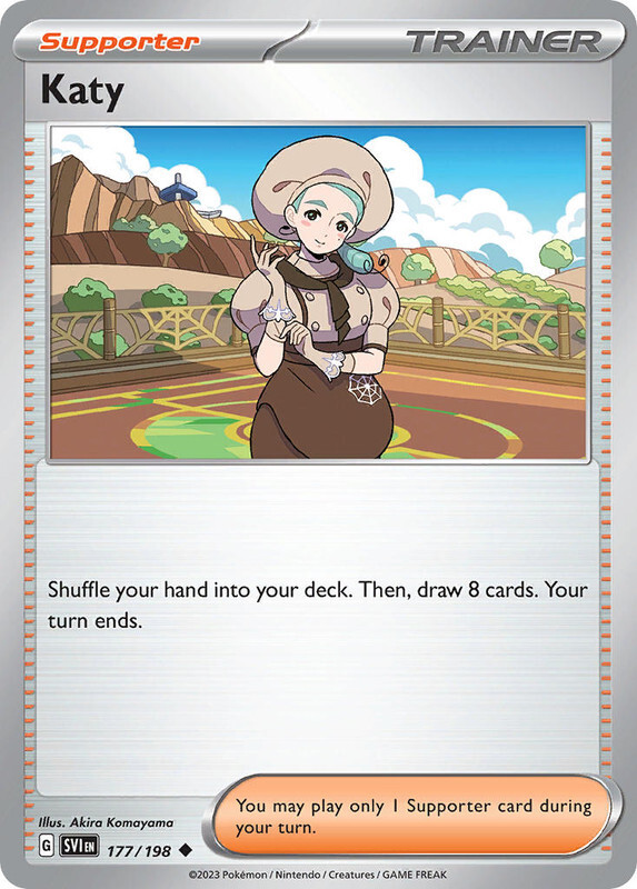 Katy - 177/198 Uncommon Scarlet & Violet Base Set Pokemon TCG
