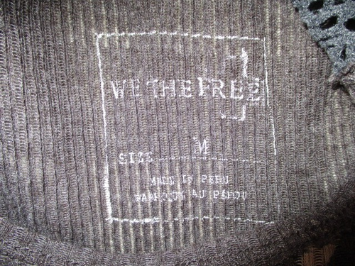 We the Free People ¡FAB! Camiseta sin mangas túnica alta/baja geométrica tejida acanalada con ribete de ganchillo M - Imagen 5 de 5