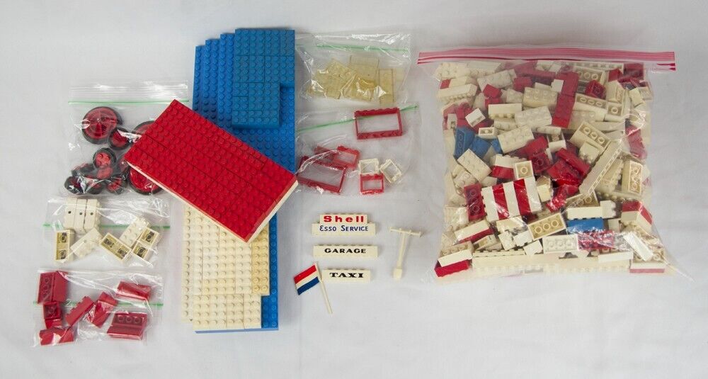 VTG LEGO 1950s 1960s Parts & Pieces - Esso Service | Shell | GARAGE, | Taxi