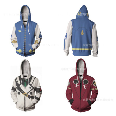Cosplay Guilty Gear Bridget 3D Hoodies Adult Sweatshirts Jackets Coat Costumes