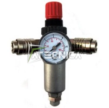 Régulateur pression Fiac 950/1 compresseur air + filtre manomètre 2 coupleurs